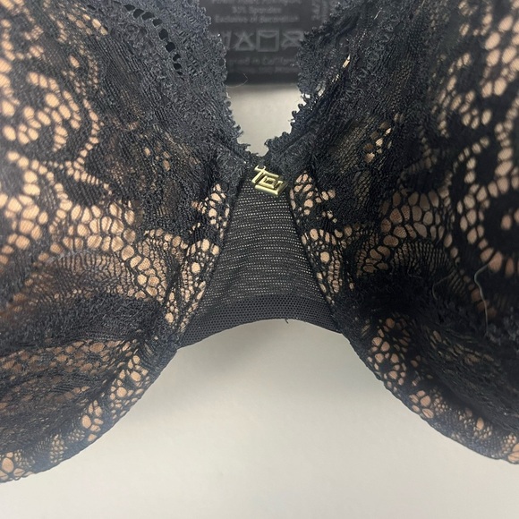 ThirdLove black 24/7 Lace Contour Plunge  Bra size 40F - Picture 3 of 7